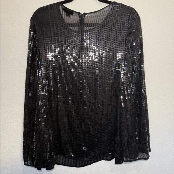 DKNY Black Sequin Women's elegant cape blazer - Picture 5 of 13